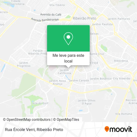 Rua Ércole Verri mapa