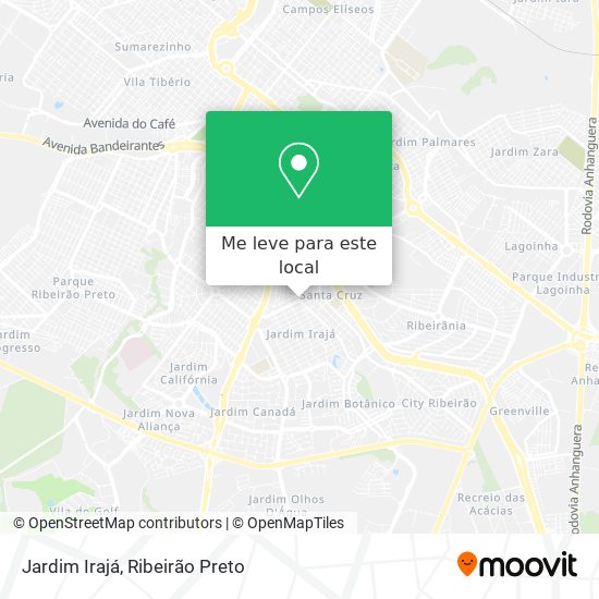 Jardim Irajá mapa