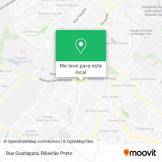 Rua Guatapará mapa