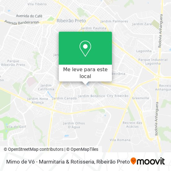 Mimo de Vó - Marmitaria & Rotisseria mapa