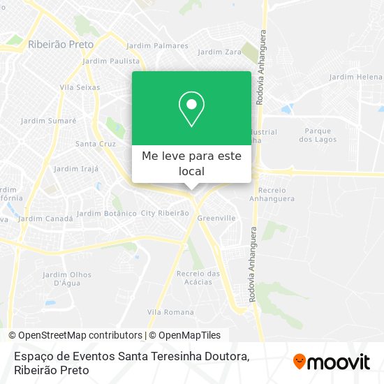 Espaço de Eventos Santa Teresinha Doutora mapa