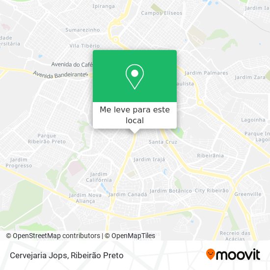 Cervejaria Jops mapa