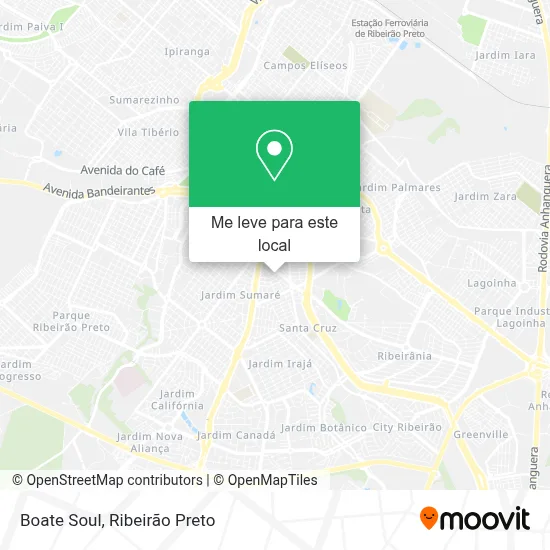 Boate Soul mapa
