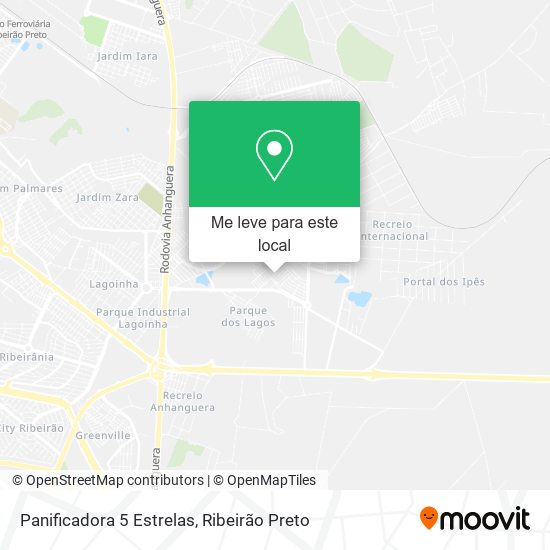 Panificadora 5 Estrelas mapa