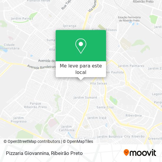 Pizzaria Giovannina mapa