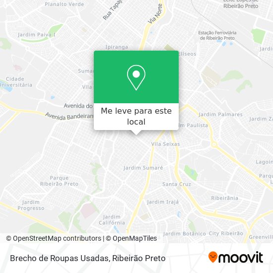 Como chegar até Brecho de Roupas Usadas em Ribeirão Preto de Ônibus?