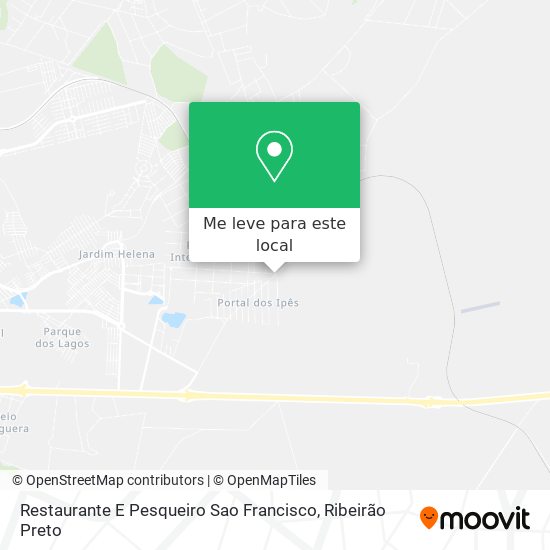 Restaurante E Pesqueiro Sao Francisco mapa