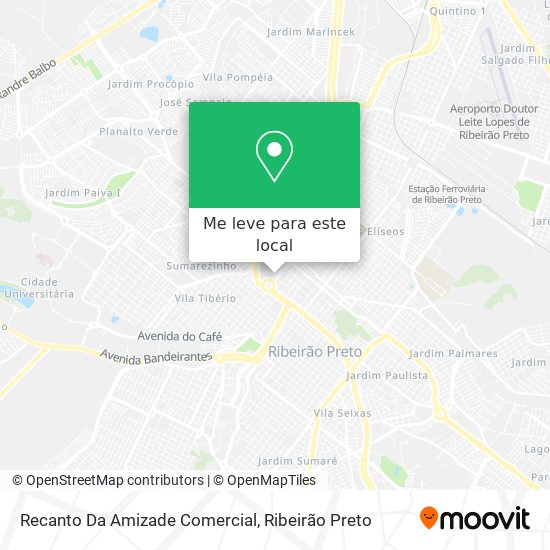 Recanto Da Amizade Comercial mapa