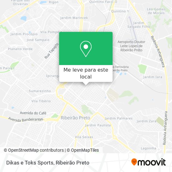 Dikas e Toks Sports mapa