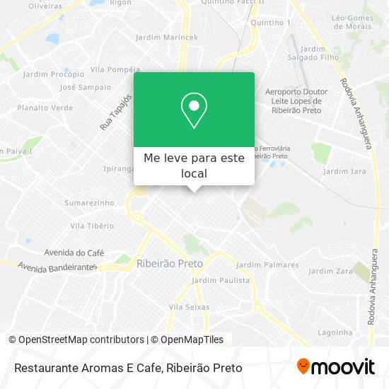 Restaurante Aromas E Cafe mapa