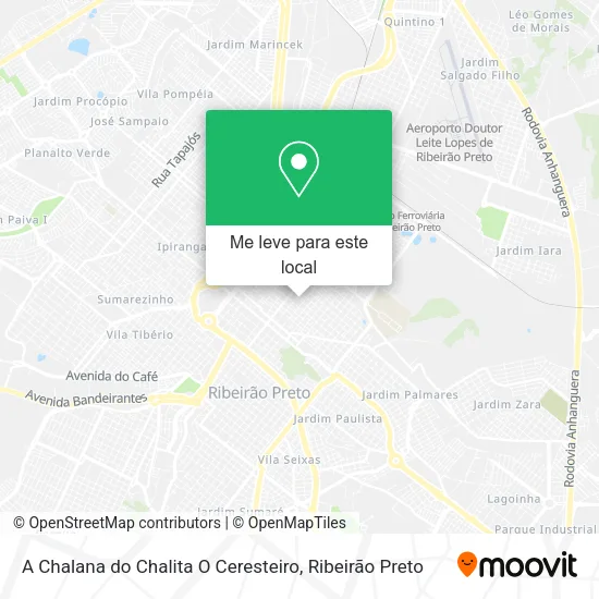 A Chalana do Chalita O Ceresteiro mapa