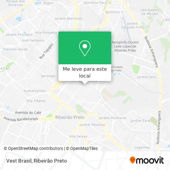 Vest Brasil mapa
