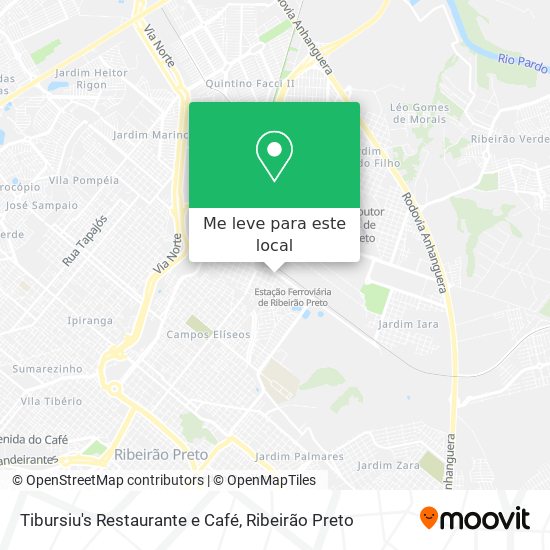 Tibursiu's Restaurante e Café mapa