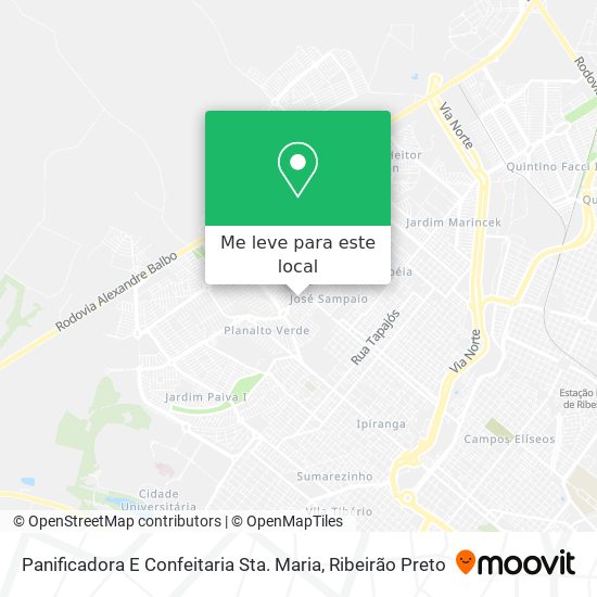 Panificadora E Confeitaria Sta. Maria mapa