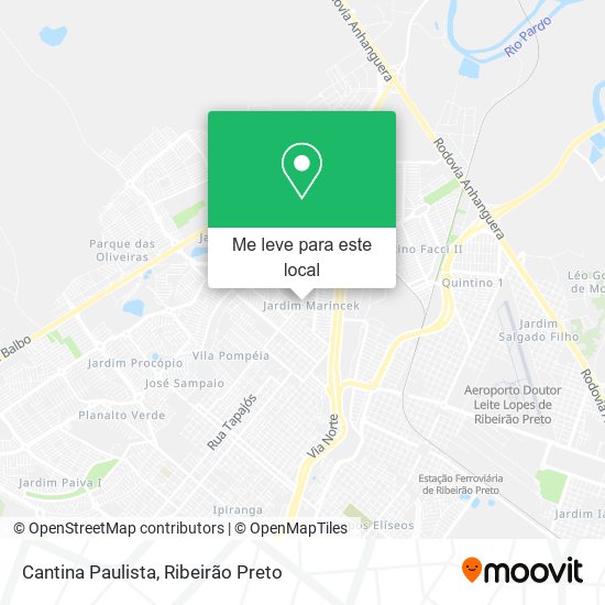 Cantina Paulista mapa