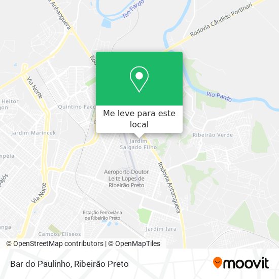 Bar do Paulinho mapa