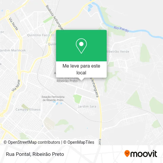 Rua Pontal mapa