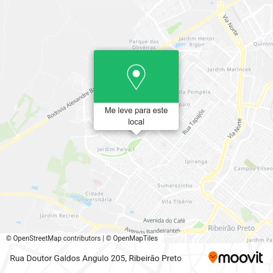 Rua Doutor Galdos Angulo 205 mapa
