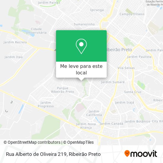 Rua Alberto de Oliveira 219 mapa