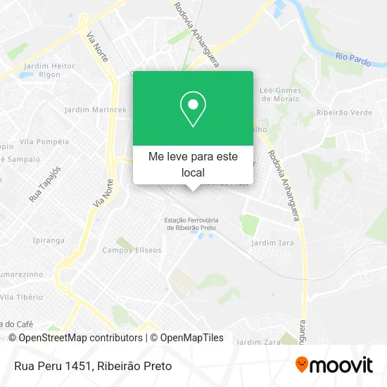 Rua Peru 1451 mapa