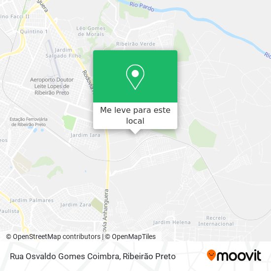 Rua Osvaldo Gomes Coimbra mapa