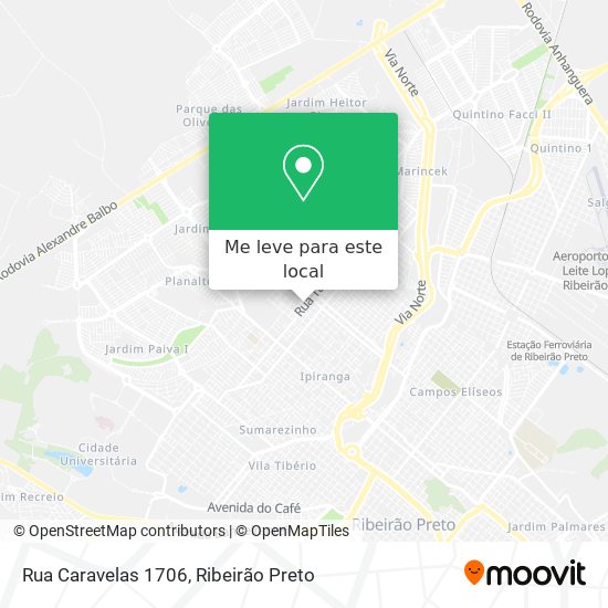 Rua Caravelas 1706 mapa