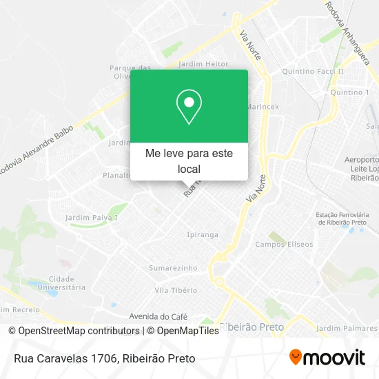 Rua Caravelas 1706 mapa
