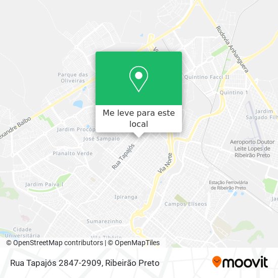Rua Tapajós 2847-2909 mapa