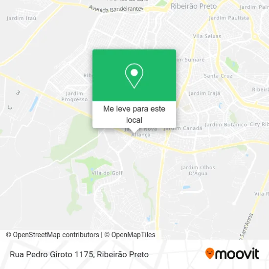 Rua Pedro Giroto 1175 mapa