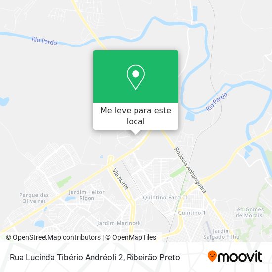 Rua Lucinda Tibério Andréoli 2 mapa