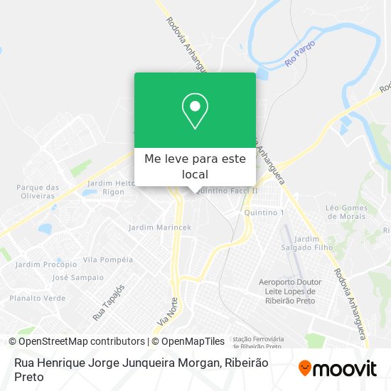 Rua Henrique Jorge Junqueira Morgan mapa