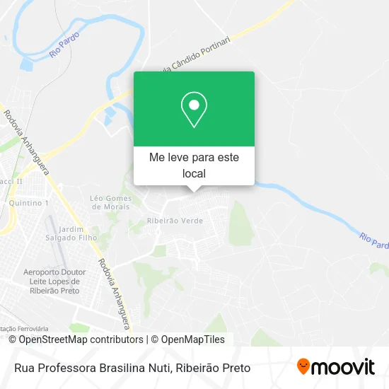 Rua Professora Brasilina Nuti mapa