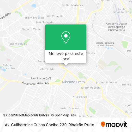 Av. Guilhermina Cunha Coelho 230 mapa