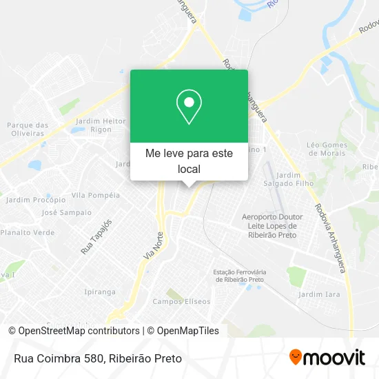 Rua Coimbra 580 mapa