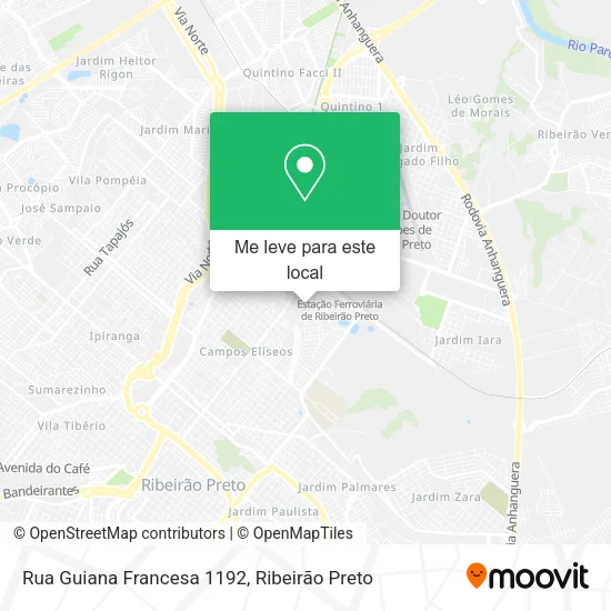 Rua Guiana Francesa 1192 mapa
