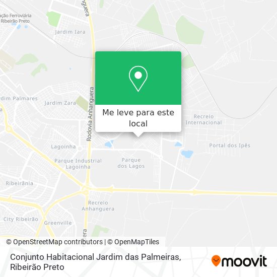 Conjunto Habitacional Jardim das Palmeiras mapa