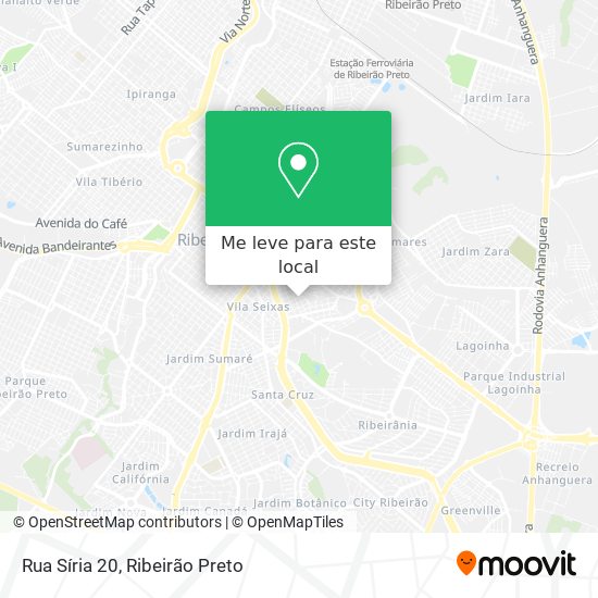 Rua Síria 20 mapa