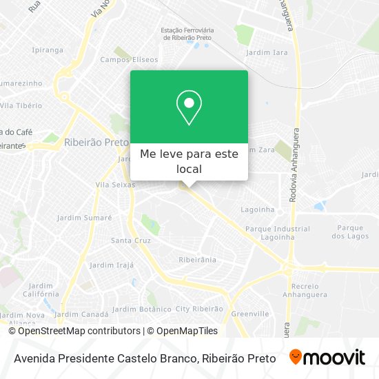 Avenida Presidente Castelo Branco mapa