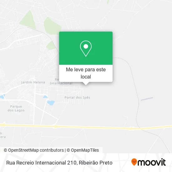 Rua Recreio Internacional 210 mapa