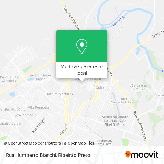 Rua Humberto Bianchi mapa