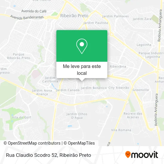 Rua Claudio Scodro 52 mapa
