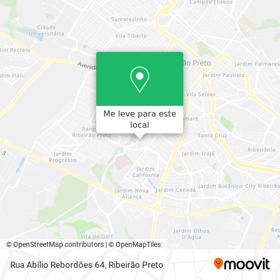 Rua Abílio Rebordões 64 mapa