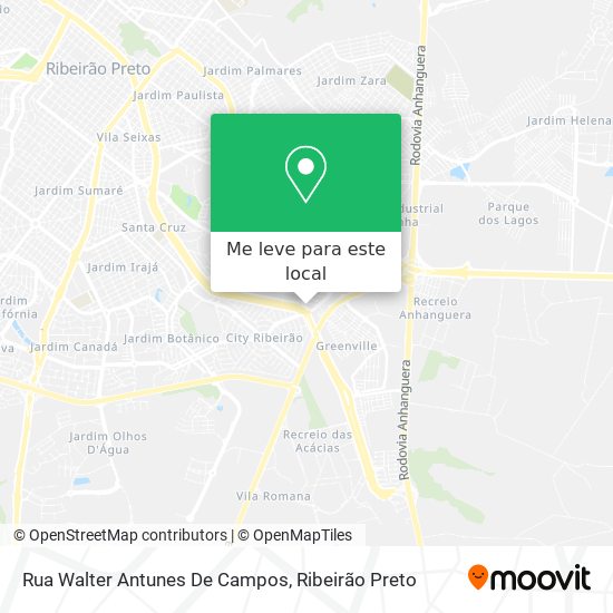 Rua Walter Antunes De Campos mapa