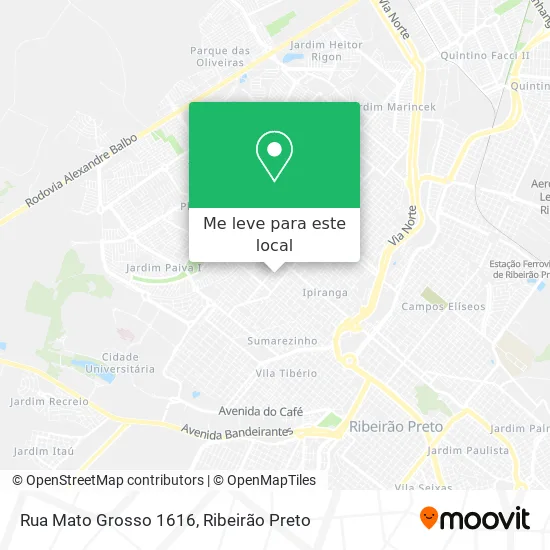 Rua Mato Grosso 1616 mapa