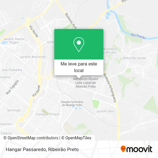 Hangar Passaredo mapa