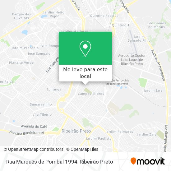 Rua Marquês de Pombal 1994 mapa