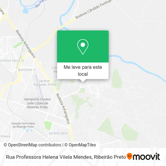 Rua Professora Helena Vilela Mendes mapa