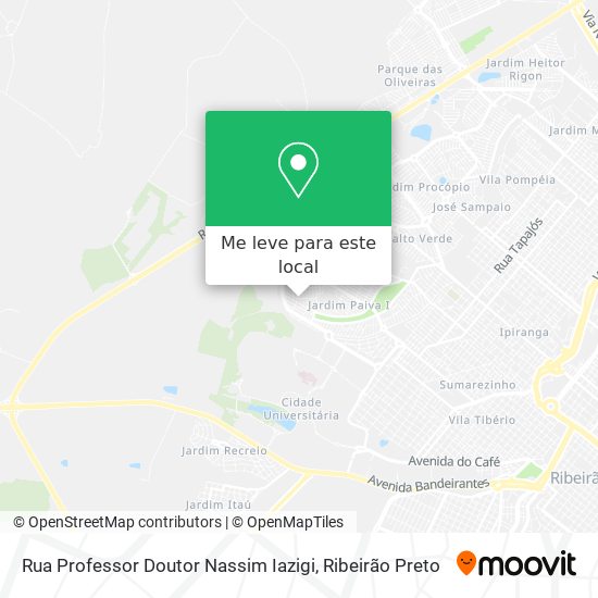 Rua Professor Doutor Nassim Iazigi mapa