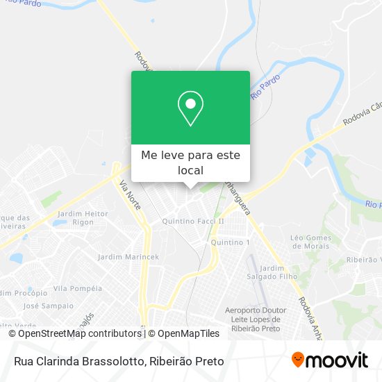 Rua Clarinda Brassolotto mapa