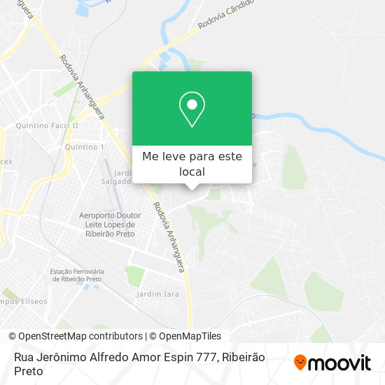 Rua Jerônimo Alfredo Amor Espin 777 mapa